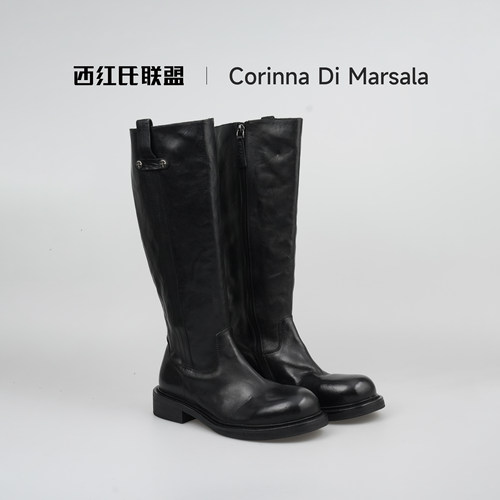 【二米专享】【西红氏】时装靴X2236SW3392-2跟高3.5cm半码拍大