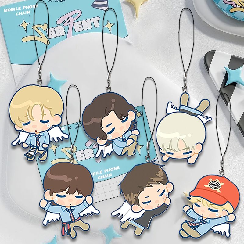 riize周边手机链挂绳卡通可爱亚克力学生应援挂件书包装饰品
