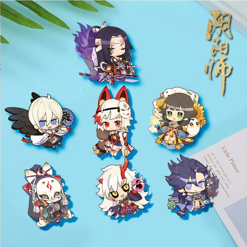 阴阳师周边胸针鬼切动漫徽章可爱Q版定制游戏周边玉藻前书包创意