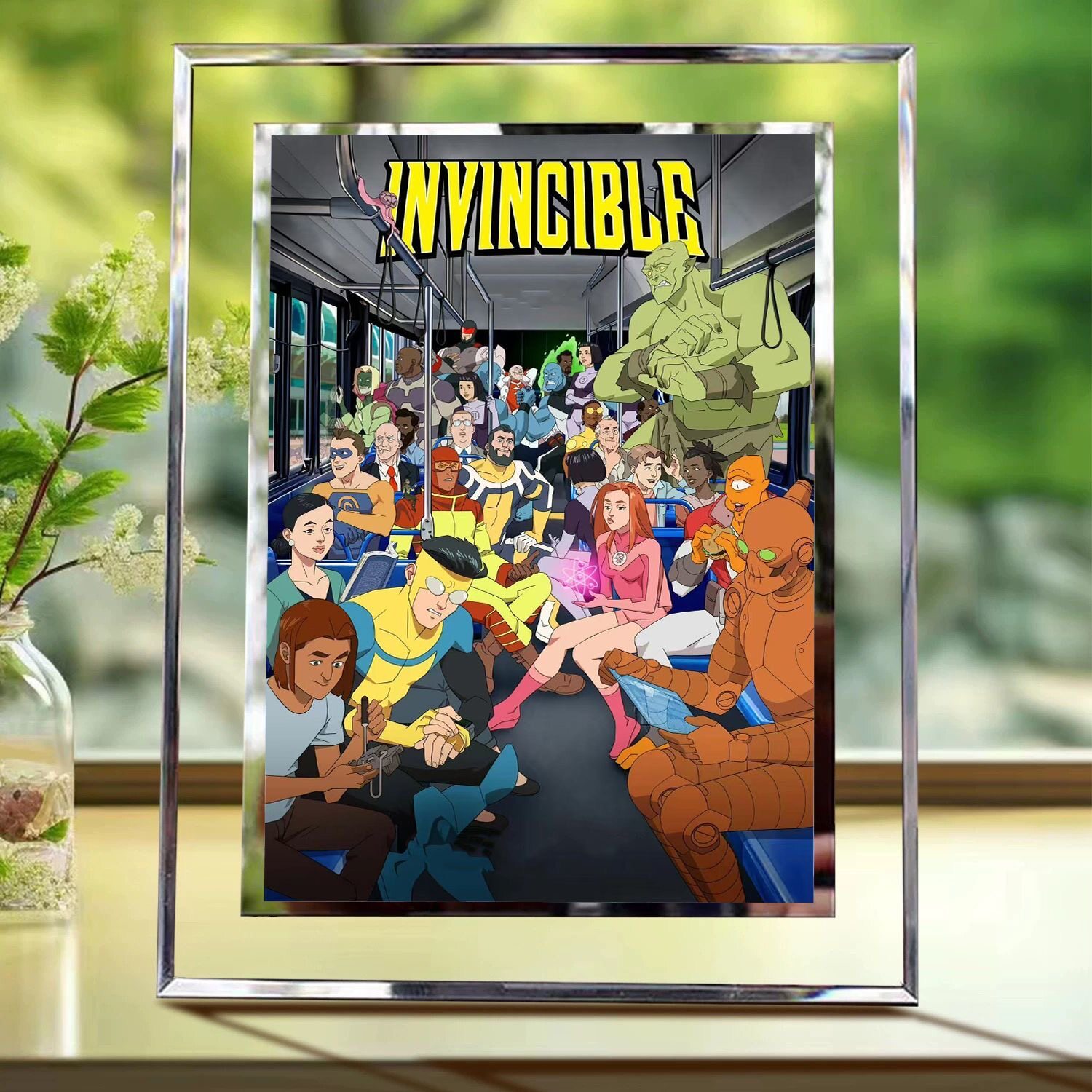 美漫无敌少侠周边水晶玻璃相框