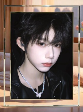 TF家族四代定制水晶相框礼物摆件