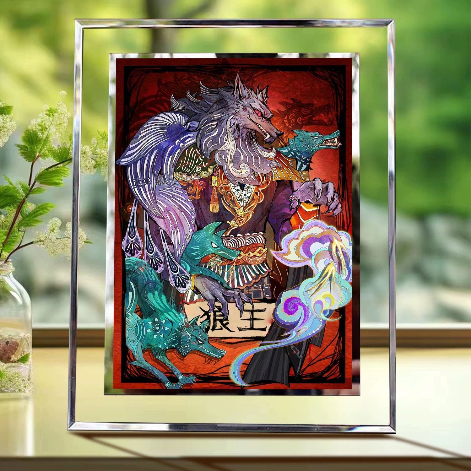 狼人杀皮影戏联动卡牌周边相框