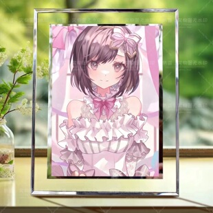 东云绘名enana初音未来世界计划周边水晶玻璃相框diy定制摆台礼物