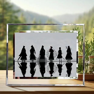 林渡且渡无双修真界病秧子官方周边摆台水晶玻璃相框房间桌面摆件