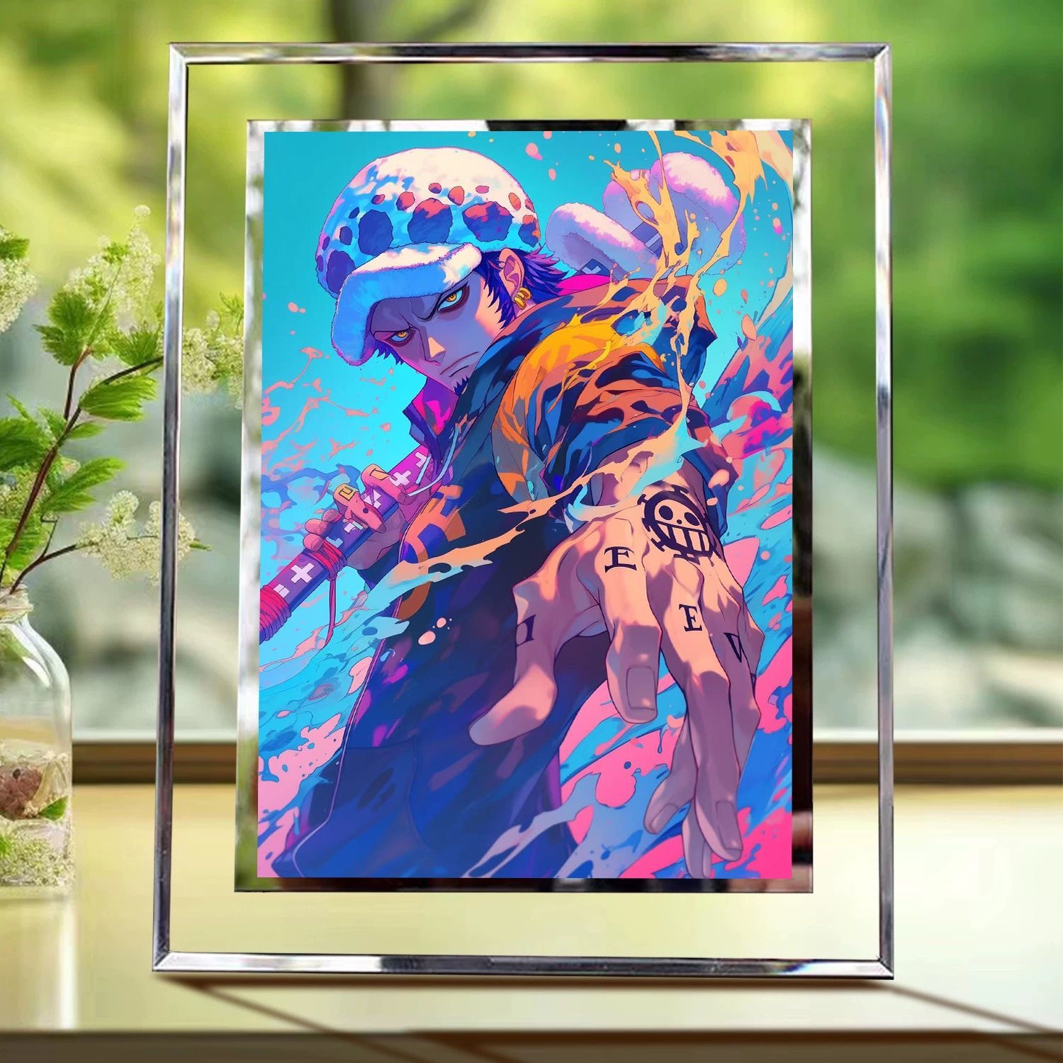 特拉法尔加罗水晶玻璃相框摆件