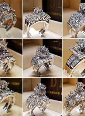 engagement ring couple ring accessories 订婚戒指情侣套戒饰品