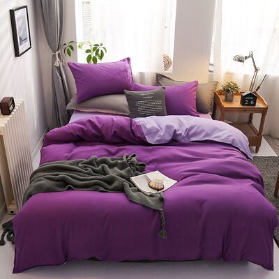Cotton Bed sheets set quilt cover pillow case bedding 4 sets