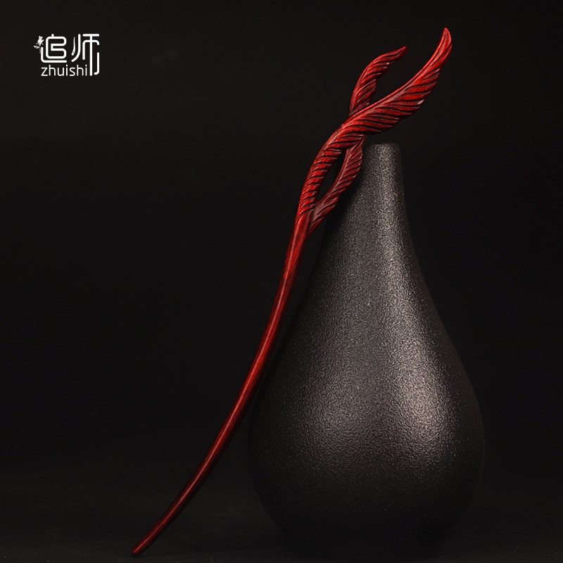 追师檀木发簪古风简约
