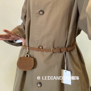 秋冬麂皮腰包！显贵腰包腰带腰封皮带小包包韩风装饰搭配配饰叠穿