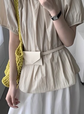 腰包女士2025新款潮夏天小巧可爱mini百搭装饰腰带零钱钥匙包皮带