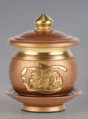 速发纯铜酒杯拜神供杯供水杯案台底座供佛关家用净水杯杯公财神酒