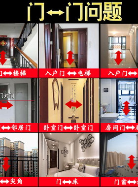 速发天官赐福门贴入忍门卧门五钱门对室安户水瓶子床头朝西摆件