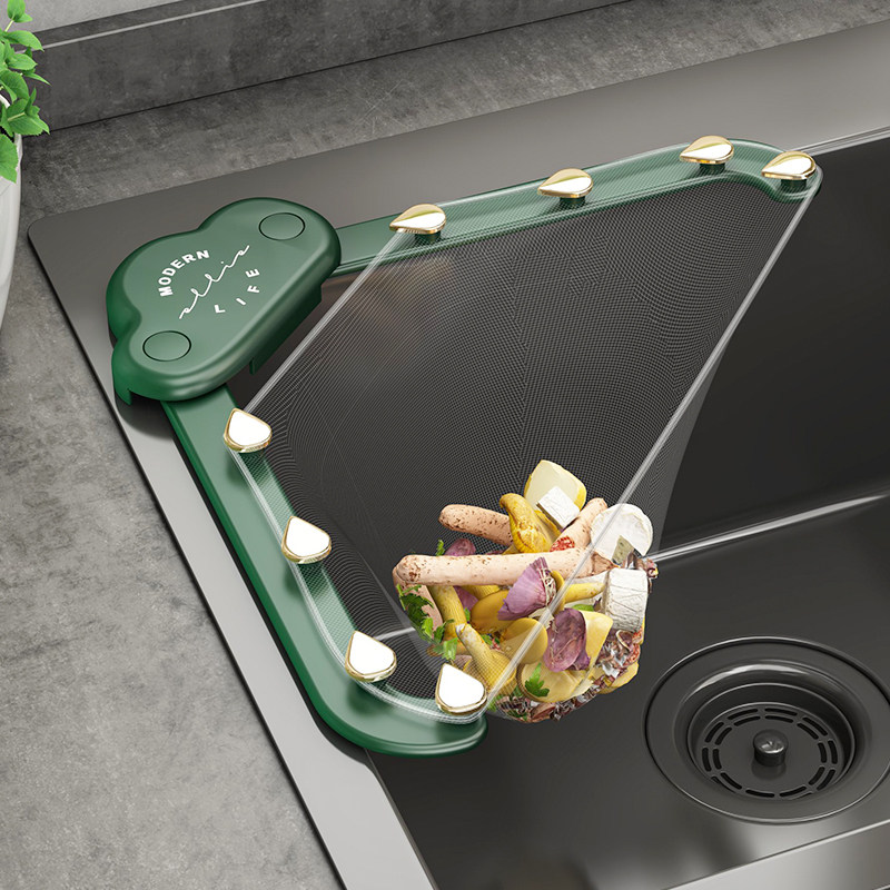 速发厨房水槽垃圾过滤网下水道水池洗菜盆沥水网防过架子菜剩堵滤