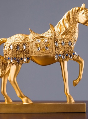 速发马摆件式家居家装饰品客红酒柜柜厅厅酒架创意电视客玄关书房