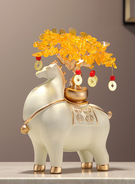 速发马上发财招财摆件家用电厅办公室客视柜装饰家礼饰品乔迁新居