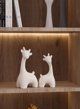 速发居约鹿摆件客厅电视柜酒柜桌面装饰品乔迁新人结婚送新简礼物