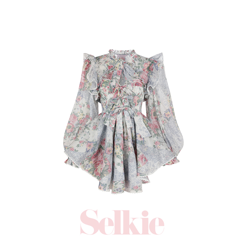 Selkie外套抹胸迷你连衣裙套装