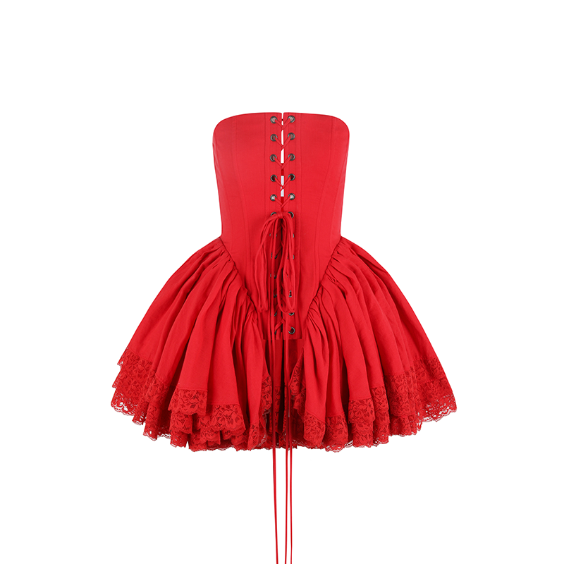 圣诞特辑|车厘子红 蕾丝锁边胜利胸衣Selkie Collection