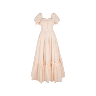 【古堡华尔兹少女】淡粉色大裙摆礼服裙 纯棉 Selkie Collection