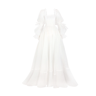 【婚纱系列】象牙白婚礼拖尾礼服裙 Selkie Collection