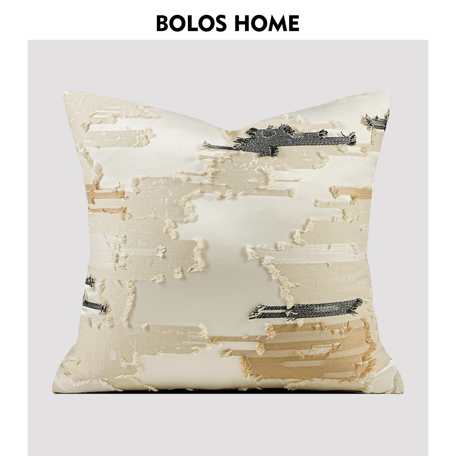 BOLOS HOME 现代轻奢复古羊毛混纺抱枕别墅会所家具展厅沙发靠垫