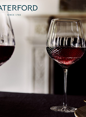 爱尔兰WATERFORD蕾丝红酒杯高脚杯香槟杯水杯威士忌杯子婚礼礼物z
