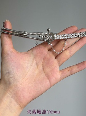 失落城池|Gwu复古精致choker锁骨链小众设计公主甜酷辣妹项链女