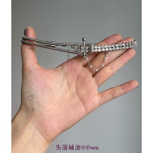 失落城池|Gwu复古精致choker锁骨链小众设计公主甜酷辣妹项链女