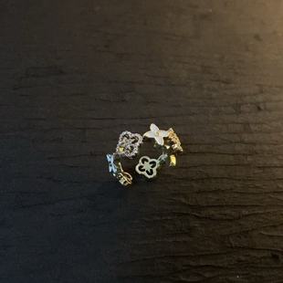 中古vintage幸运戒指轻奢高级感小众气质ins风宫廷复古设计