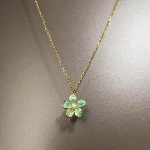 blossoms项链 cherry Vintage古着 Pearl