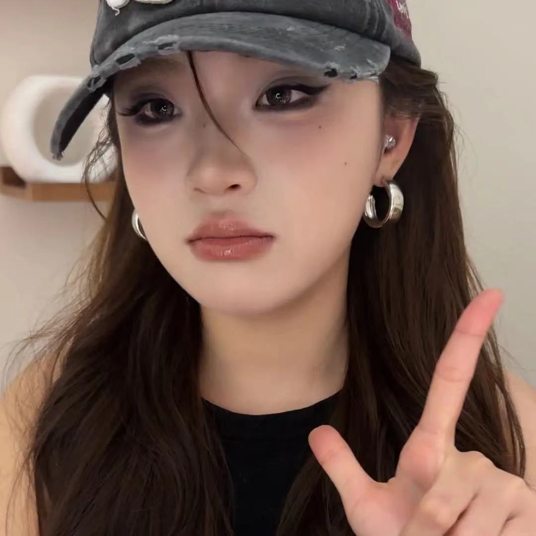 金属圈圈夸张大气耳环显瘦新款潮网红圆圈耳圈女气质韩辣妹耳饰