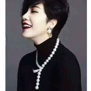 毛衣链长款珍珠项链百搭韩国高级个性衣服配饰简约潮流时尚装饰品