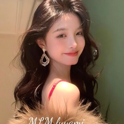 千金风镶钻耳环小众设计高级爆闪