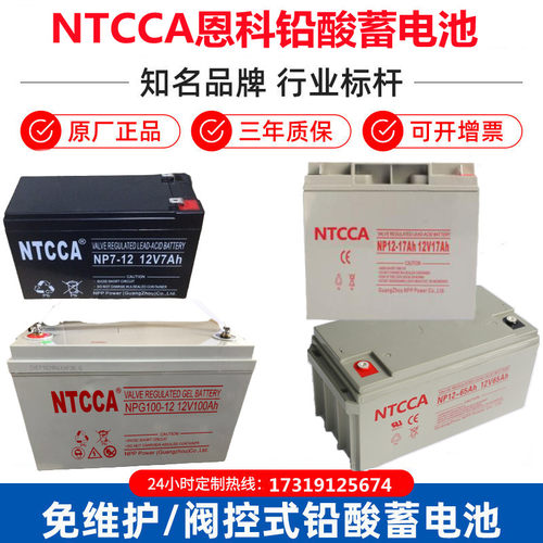 NTCCA恩科蓄电池NP12V100AH12V65AH12V40AH12V38AH24AH12V20A17AH