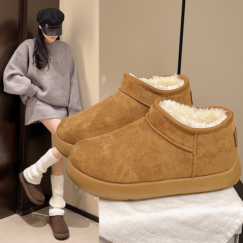 爆款小土豆勃肯雪地靴女2025秋冬季新款加绒加厚保暖防滑防水棉鞋,女鞋,时尚雪地靴,淘宝优惠券,粉丝福利购,淘宝优惠卷