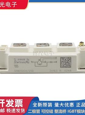 SKM200GB/GAR/GAL12T4/12V/E4/123/124/126/125/128/176D功率IGBT