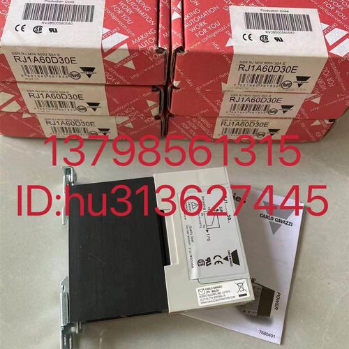 优价CARLO GAVAZZI 佳乐固态继电器 RJ1A60D30E 原装现货