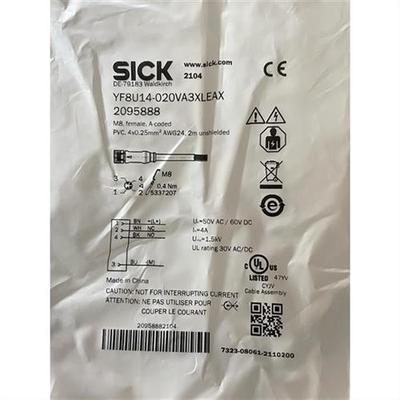 原装德国SICK西克电缆YF8U14-020VA3XLEAX YF2A14-020VB3XLEAX