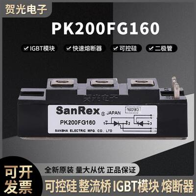 全新现货PK200FG160 正品可控硅模块现货直销