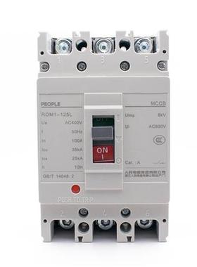 中国 塑壳断路器RDM1-125L/3300 空气开关