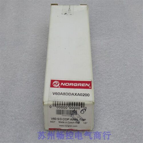 *现货销售*全新诺冠NORGREN气控阀 V60A8DDAXA0200 现货