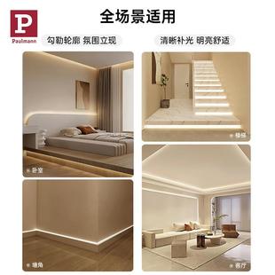 德国柏曼全光谱护眼led灯带智能调光调色灯条客厅吊顶氛围灯具