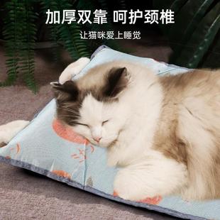 通用夏季 宠物猫咪凉席垫狗窝夏天降温冰垫猫窝垫子睡觉用四季 睡垫