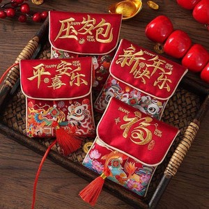 2026马年布艺红包新年中国风钱包