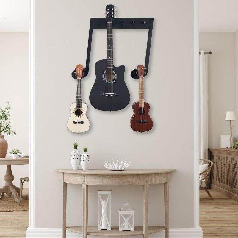 吉他挂墙架放置架壁挂支架挂墙小提琴支架挂吉他的架子多把实木墙