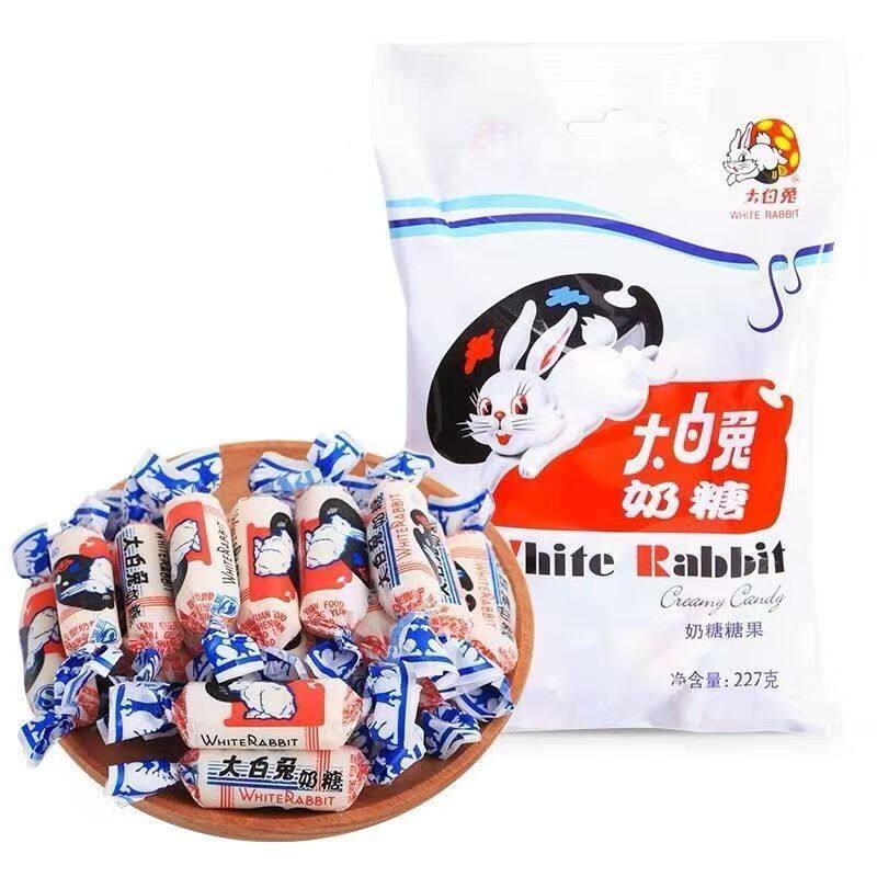 【3袋约66颗糖】大白兔奶糖227g