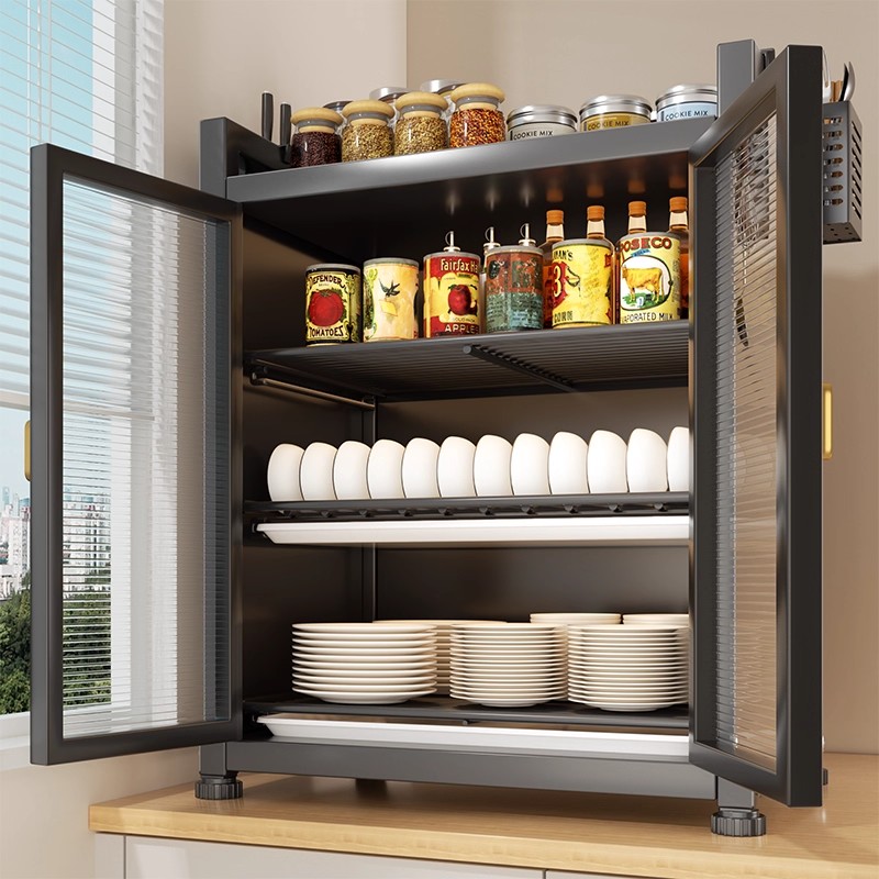 日本碗柜厨房置物架碗碟沥水架