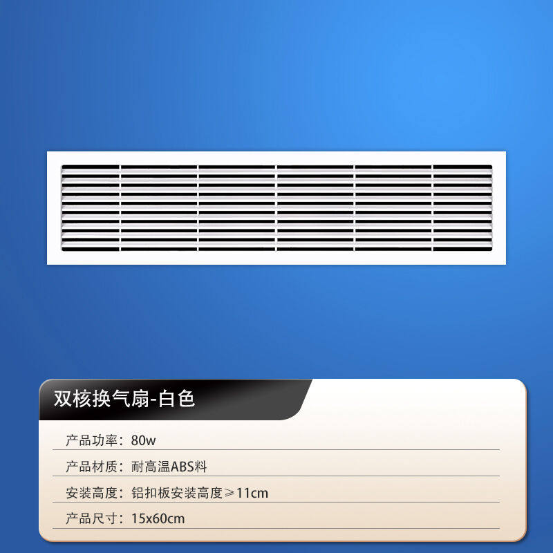 巴斯博奥双电机换气扇厨房浴室客厅任何吊顶排风双核大功率排气扇