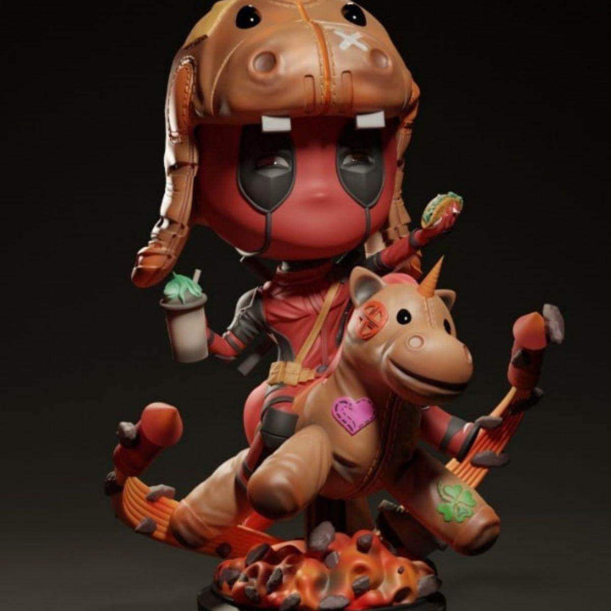 卡通漫威 死待3d打印模型文件STL数据文件高精度24H自动发货