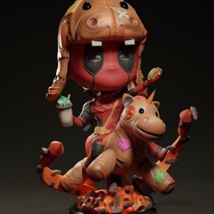 卡通漫威 死待3d打印模型文件STL数据文件高精度24H自动发货